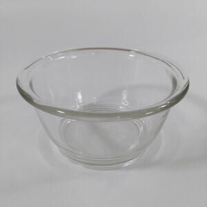 Pyrex 8200 1⅔‎ Cup Clear Glass Bowl 390 ml